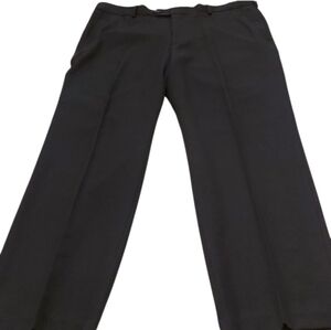 Izod Men's Black Dress Pants 38 x 32 EUC